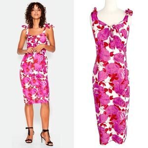 Alice McCall Fuchsia Bloom Floral Midi Dress –‎ Size US 8 / AU 12 / EU 40
